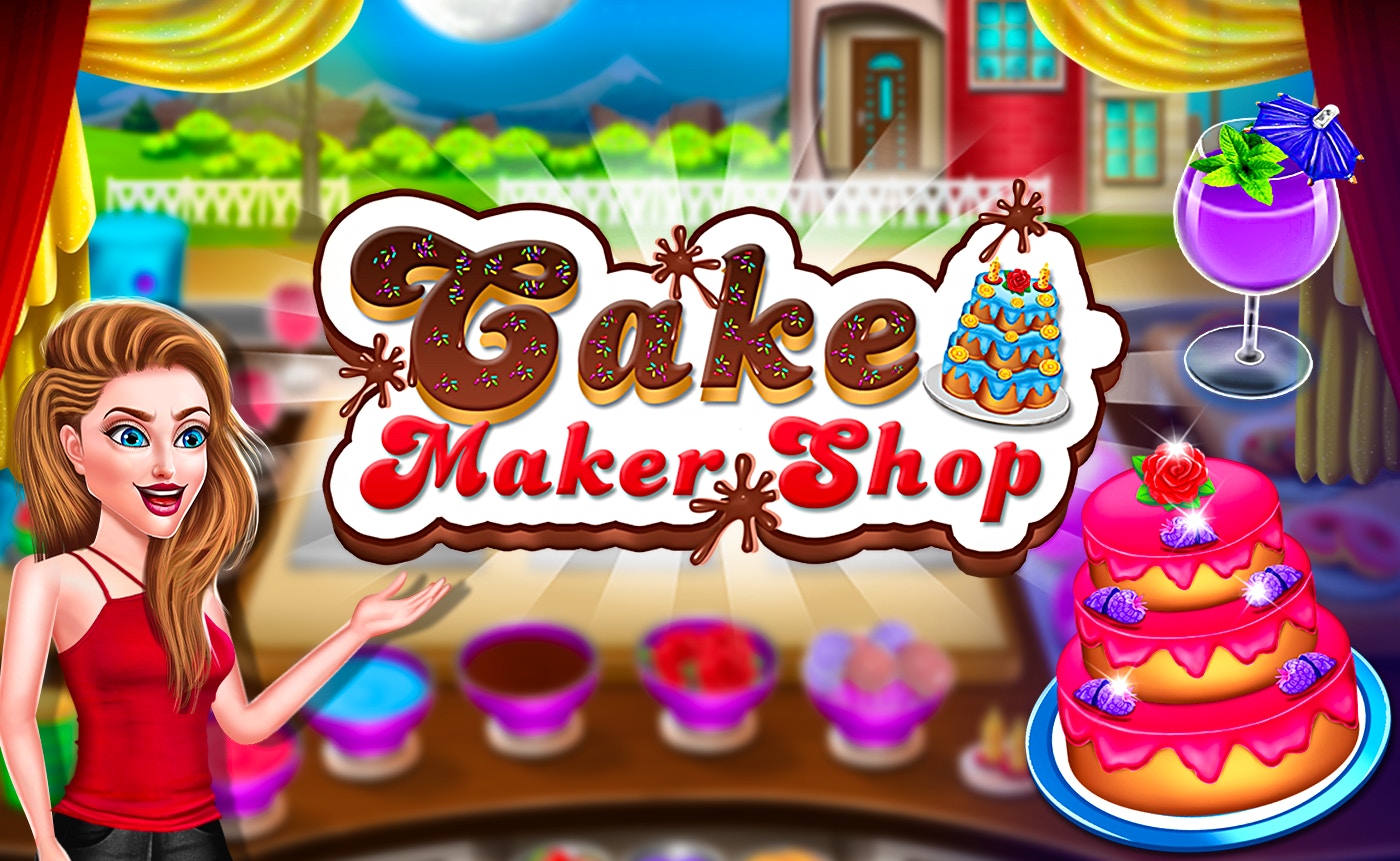 Cake Shop Cafe Pastries &amp; Waffles cooking Game